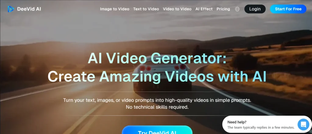 DeeVid AI Image Generator
