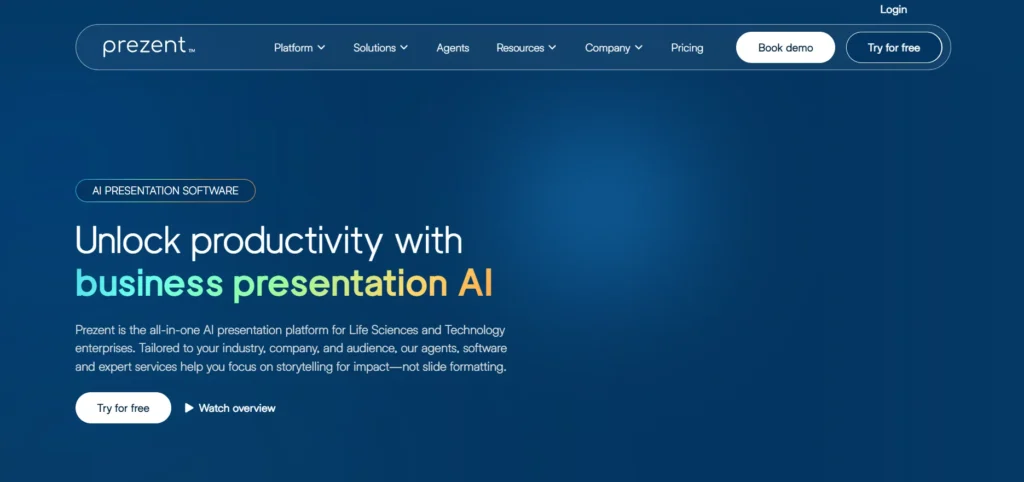 AI Presentation Maker- Prezent
