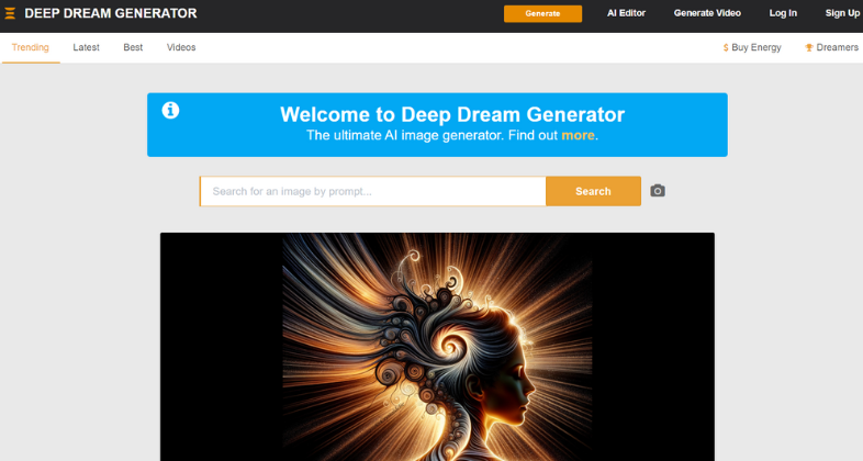 8. DeepDream: AI Image Generators