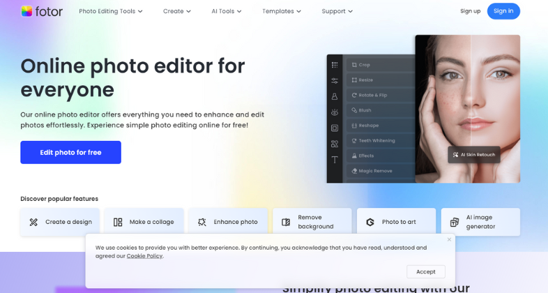 11. Fotor: AI Image Generators
