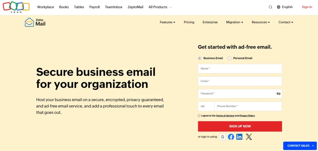 Zoho Mail