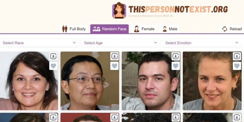AI Avatar Generators -This Person Does Not Exist