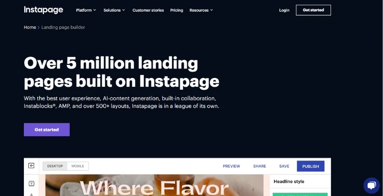 Best AI Landing Page Builders - instapage