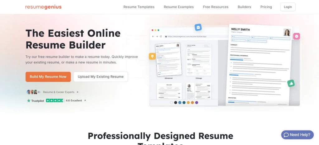 Best AI Resume Builder - Resume Genius
