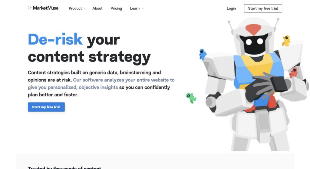 MarketMuse: AI Tools for Keyword Research