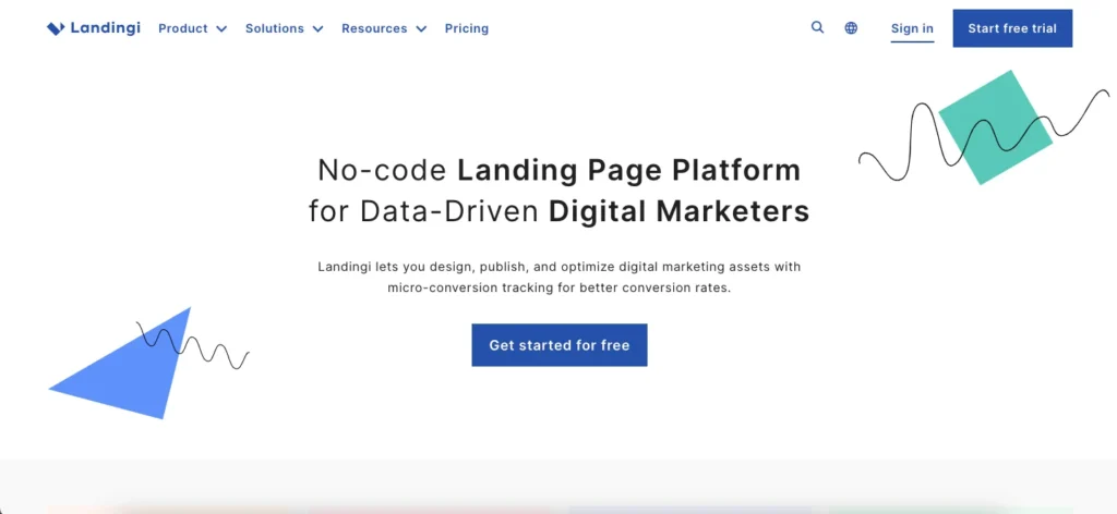 Best AI Landing Page Builders - landingi