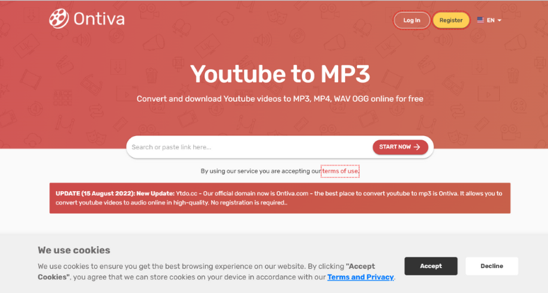 20. Ontiva: Free YouTube to MP3 Converters