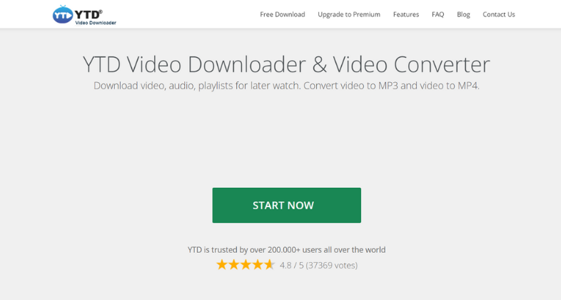 12. YTD Video Downloader & Converter: Free YouTube to MP3 Converters