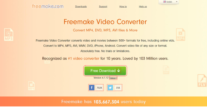 14. Freemake Video Converter: Free YouTube to MP3 Converters