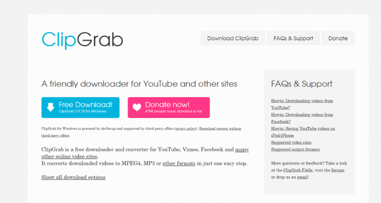 16. ClipGrab: Free YouTube to MP3 Converters