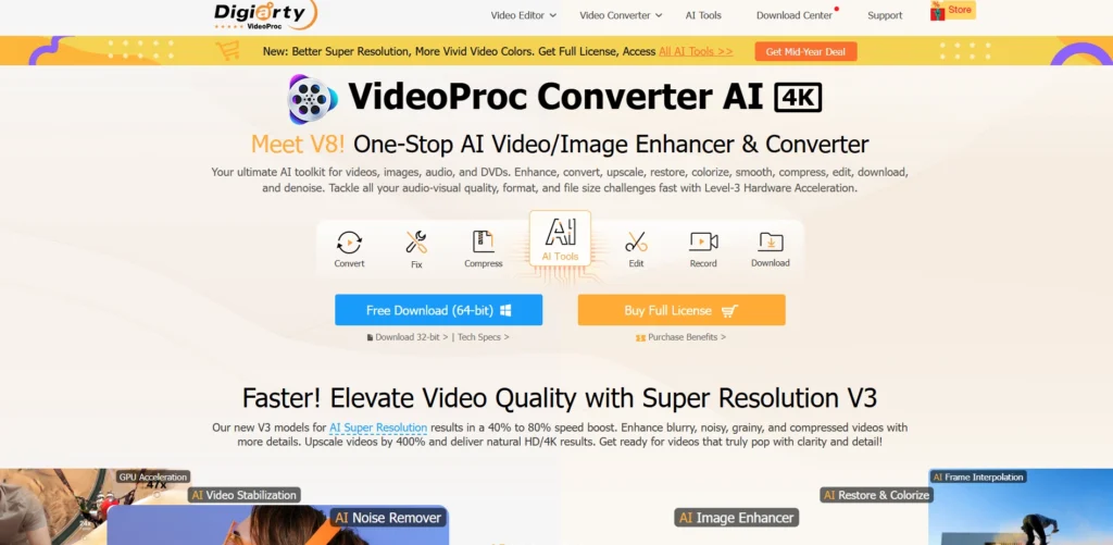 YouTube To MP4 Converters- VideoProc Converter AI