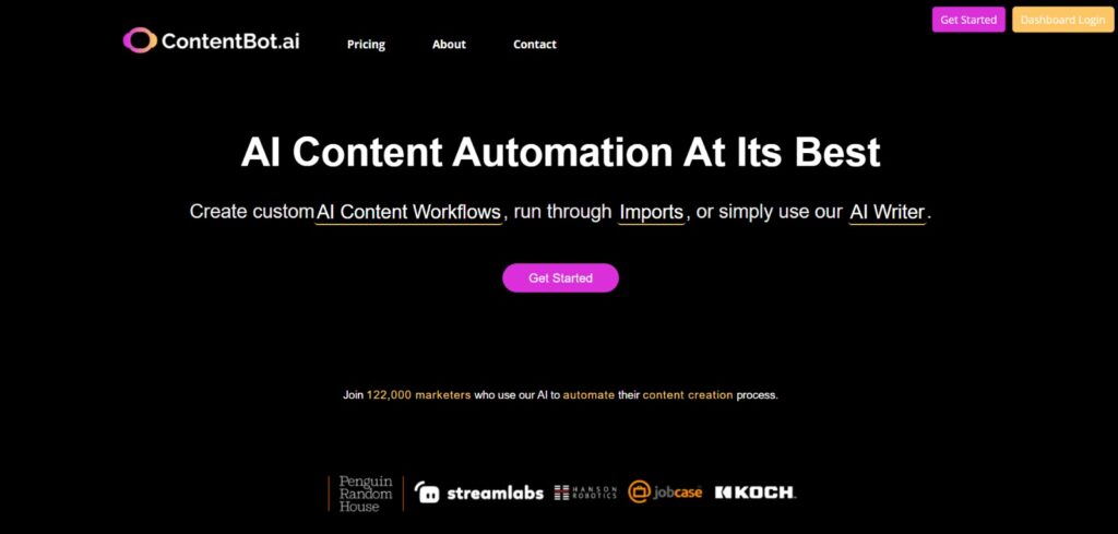 9. ContentBot: AI Content Generator Tools