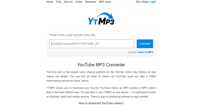 Instagram Videos to MP3 Converters  -YTMP3