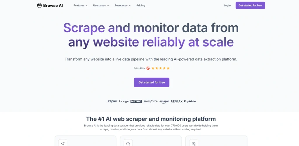 AI Data Scraping Tools-B⁠rowse AI