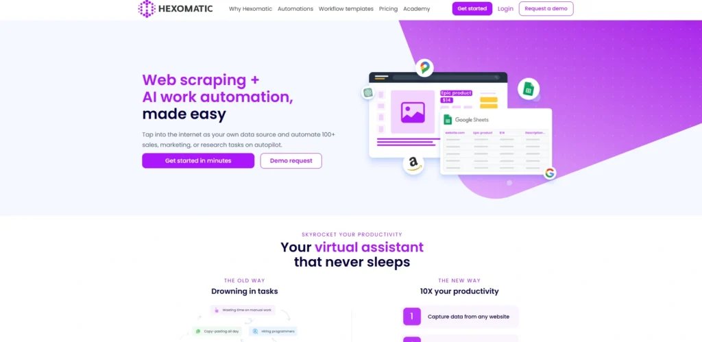 AI Data Scraping Tools-H​exomatic