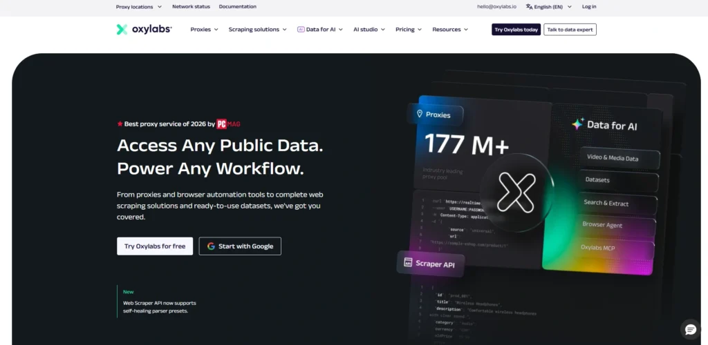 AI Data Scraping Tool-Oxylabs