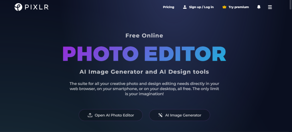 AI Tools For Photo Editing - pixlr