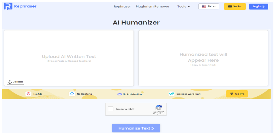 AI Text Humanizer by Rephraser.co