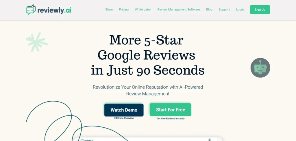 AI tool fpr lead generation - Reviewly.ai