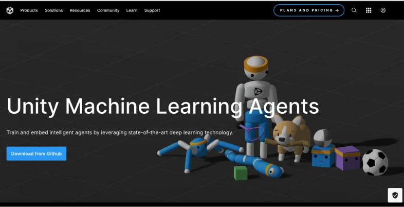 ai tools for game developers - unity ML-Agents