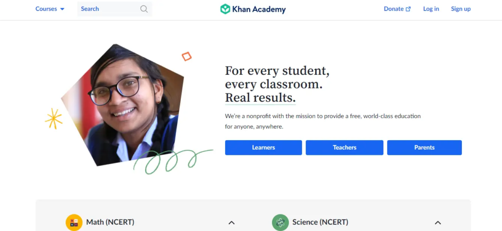 Khan Academy - homeworkify alternatives
