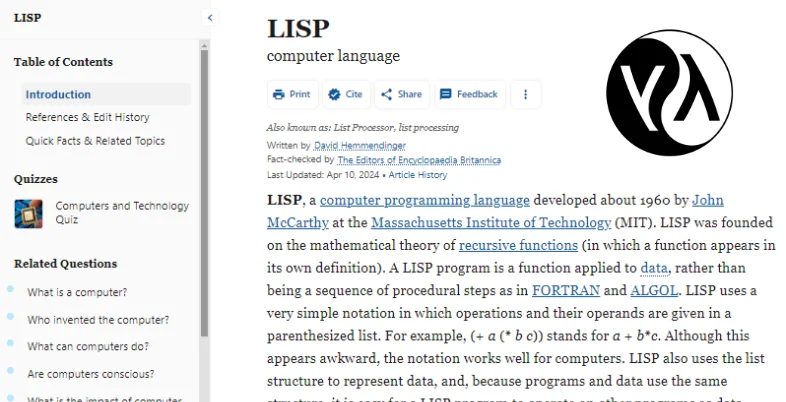 PROGRAMMING LANGUAGE FOR AI - lisp