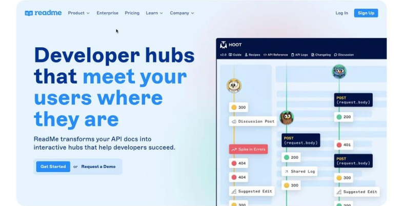 Best API Documentation Tools - ReadMe