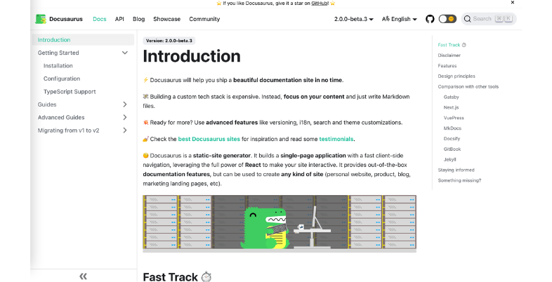 Best API Documentation Tools - docusaurus