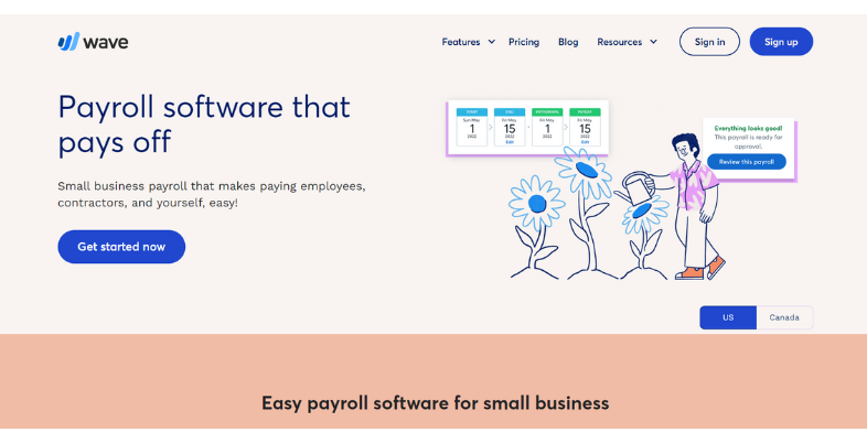 Best Payroll Software for Small Business - wave payroll