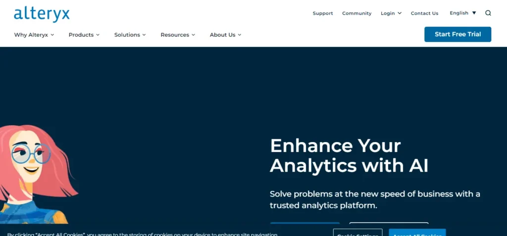 AI data analytics tools - alteryx