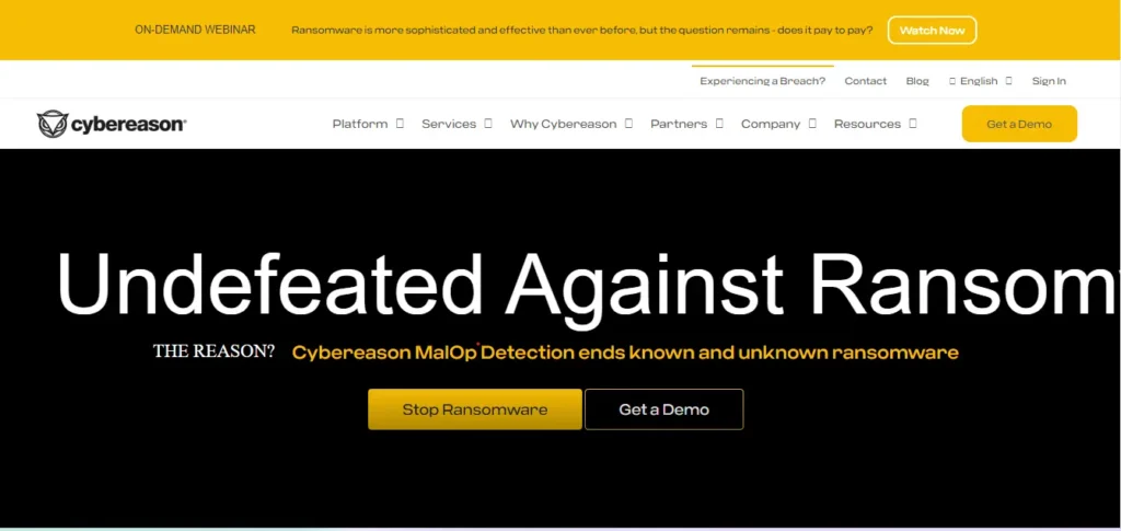 best AI Tools for Cybersecurity - cybereason