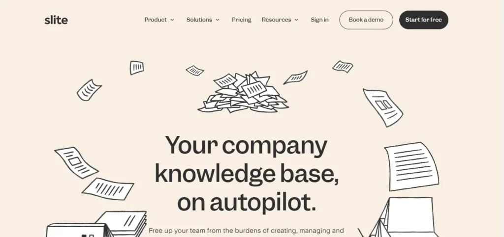 Best AI Tools for Software Documentation - slite