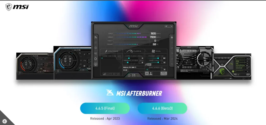 Best Hardware Monitoring Software - MSI Afterburner