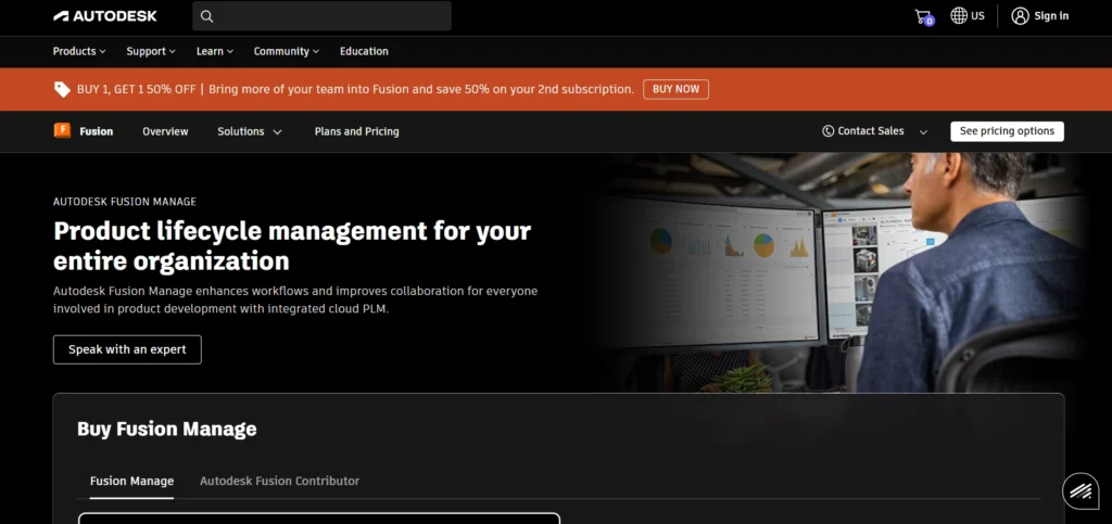 Product Lifecycle Management Software-  Autodesk Fusion Mana​ge