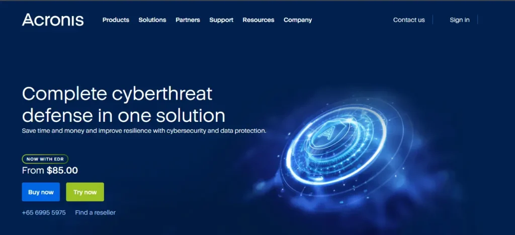 Cloud Backup Solutions - Acronis Cyber Protect