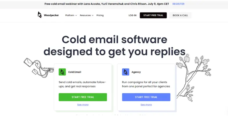 Best Cold Email Software - WoodPecker