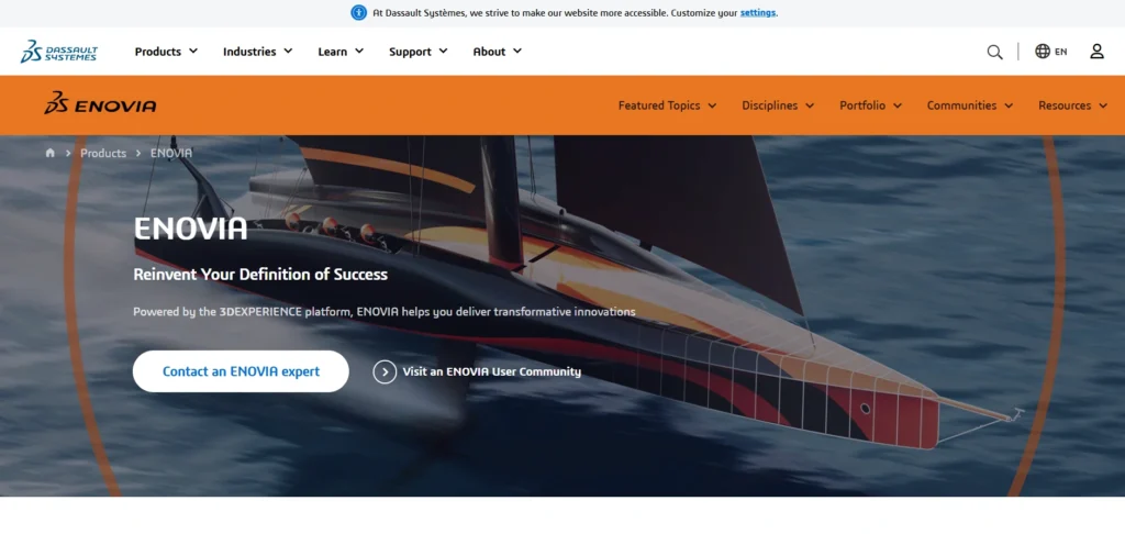 Product Lifecycle Management Software-  Dassault Syst‌èmes ENOVIA‌