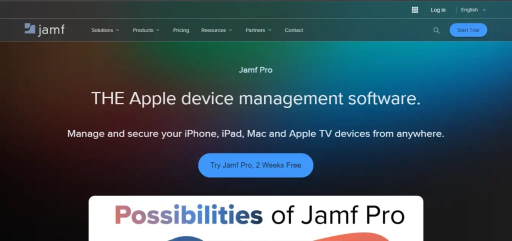 Mobile Device Management Solutions - Jamf Pro