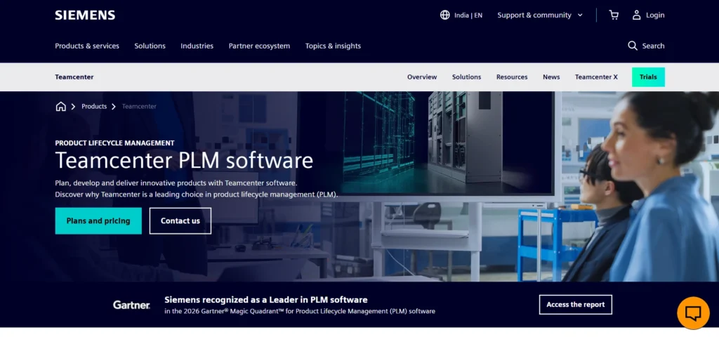 Product Lifecycle Management Software- Siemens Teamcenter