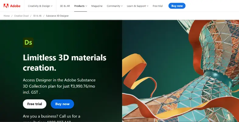 Best 3D Modeling Software - Adobe Substance