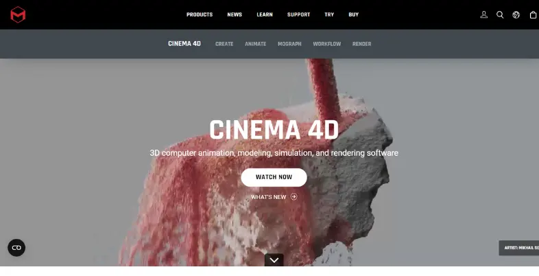 Best 3D Modeling Software - Cinema 4D