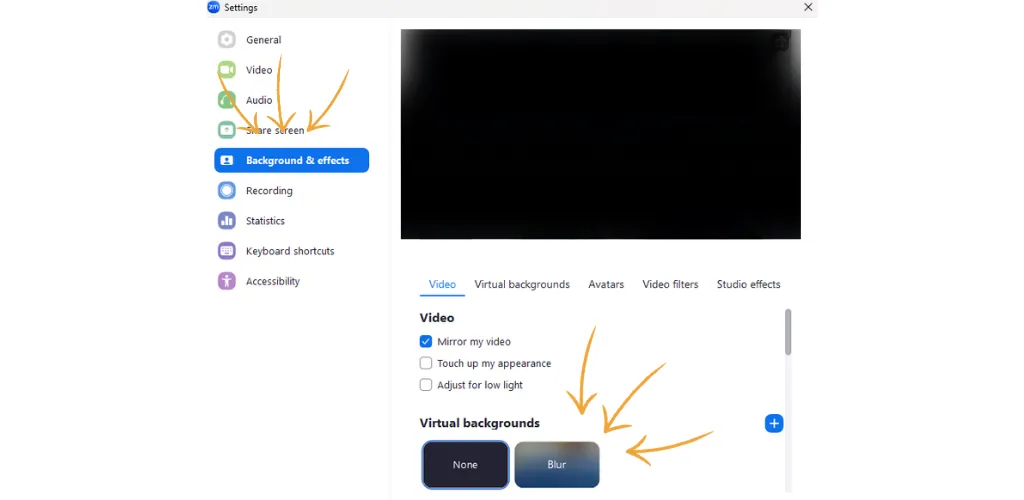 How to Blur Background In Zoom