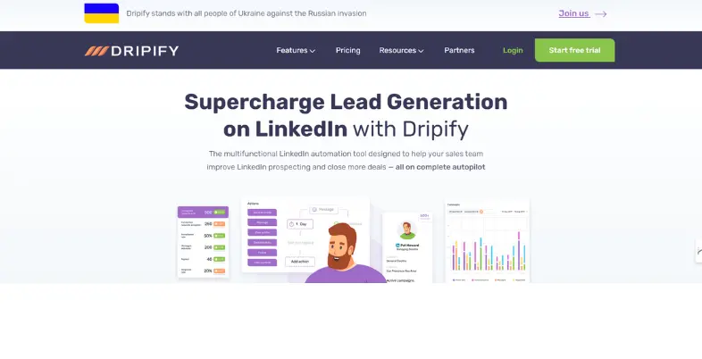 LinkedIn Scraping Tools - Dripify
