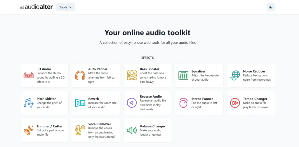 An overview of Audioalter technology