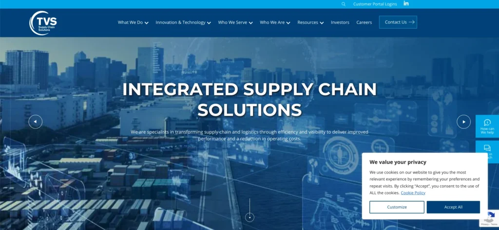 Logistics Companies in India - TVS Supply Chain Solutions