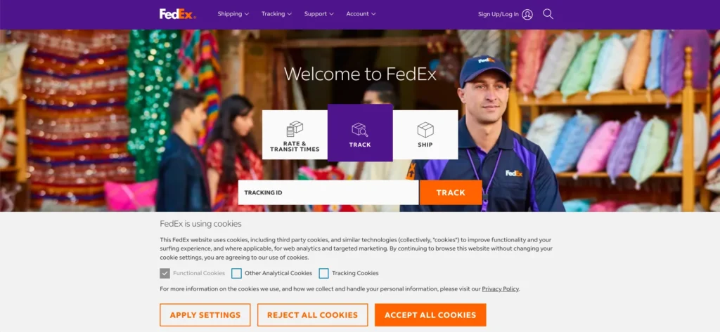 Logistics Companies in India - FedEx Corp