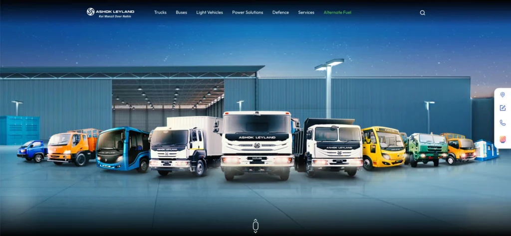 Export Companies in India - Ashok Leyland