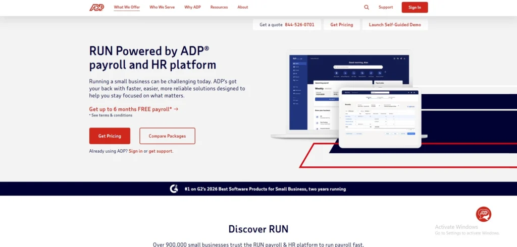 HR Management Software-  ADP RUN