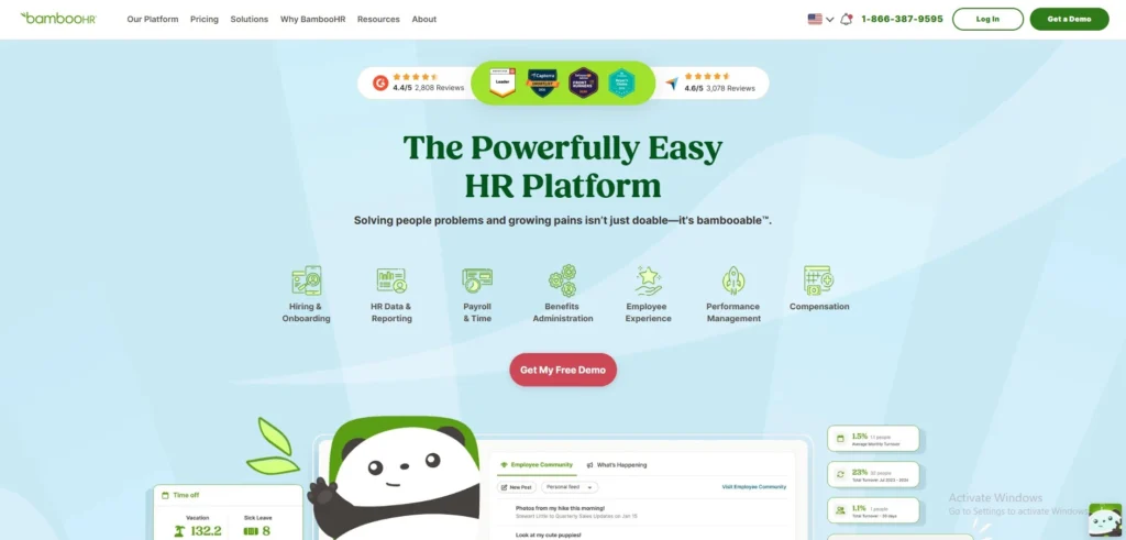 HR Management Software-  BambooHR