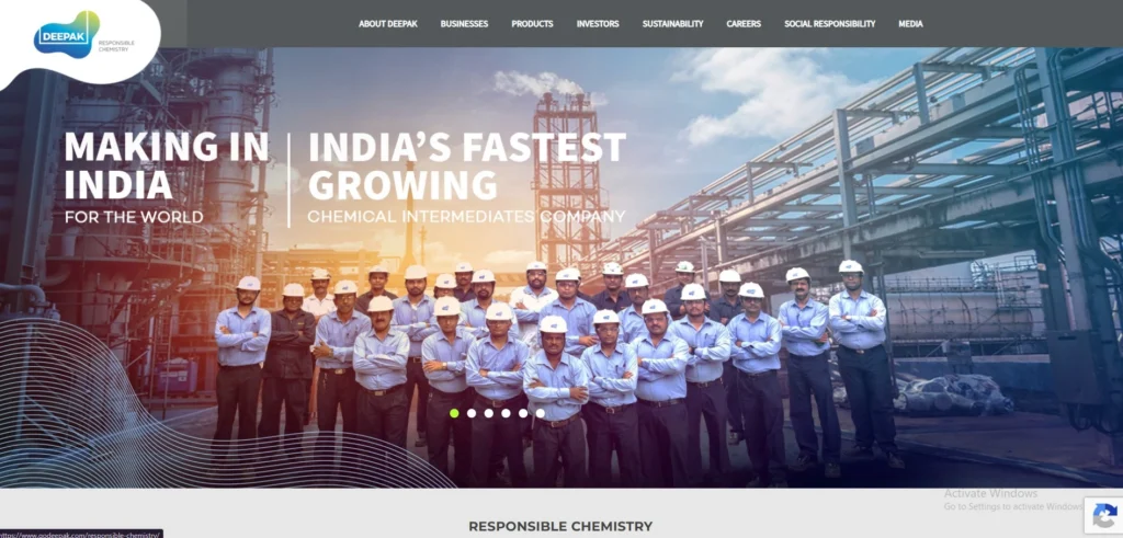 Manufacturing Company in Gujarat-  Deepak Nitrite